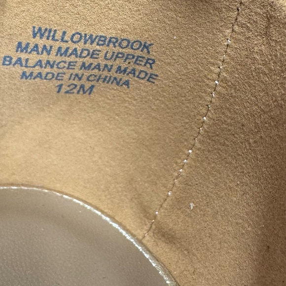 Aerosoles New Willowbrook Wedges Sandals Gold Metallic Holiday Party Size 12 - Picture 9 of 9